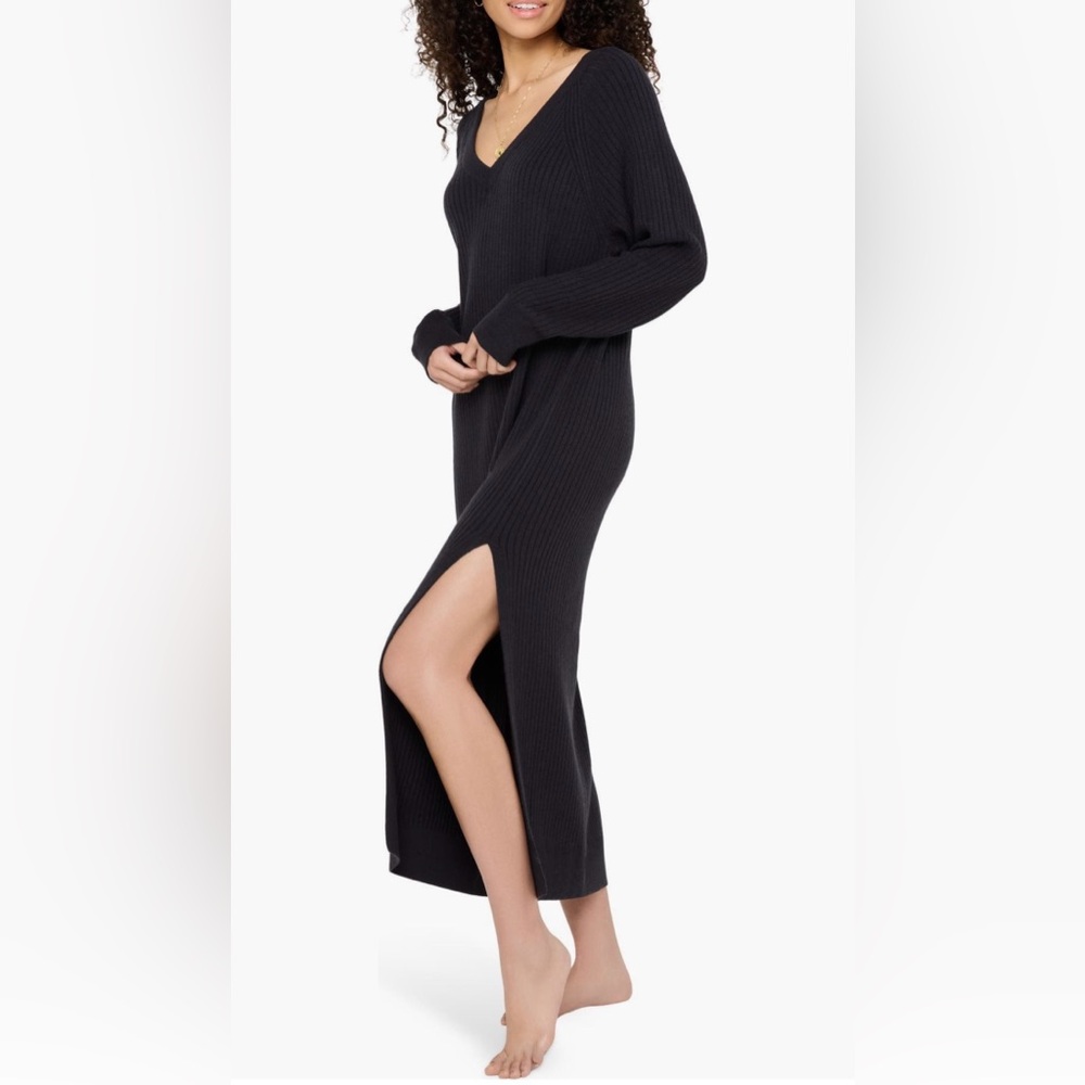 NWT Anthropologie Spiritual Gangster Wool Blend Reva Long Sleeve Maxi Dress M - Picture 4 of 15